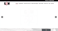 Desktop Screenshot of gandwproductsinc.com