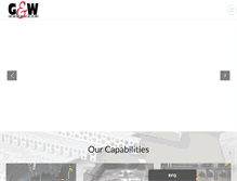 Tablet Screenshot of gandwproductsinc.com